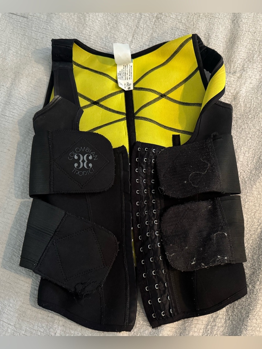 Colombian Tropics Black & Yellow Waist Trainer